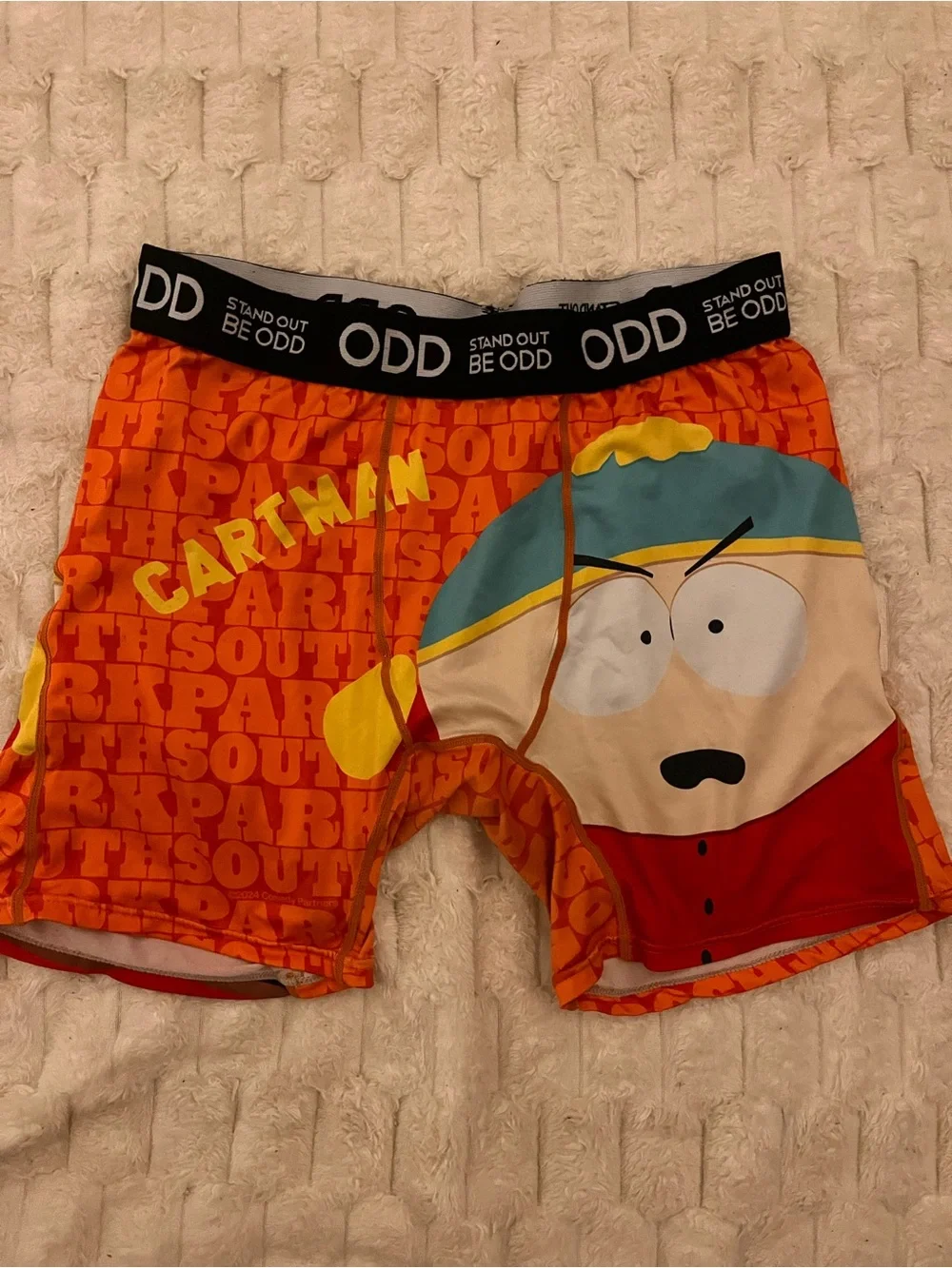 ethika White Playing Card Print Boxer Briefs with Red & Black Accents